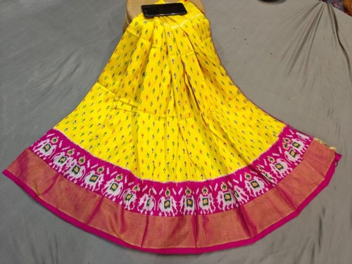 Ikkat Silk Lehengas - MEDUIM SIZE