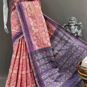 Pochampally  Double Ikkat Silk Sarees With Blouse | Handloom Sarees - PABS1200021