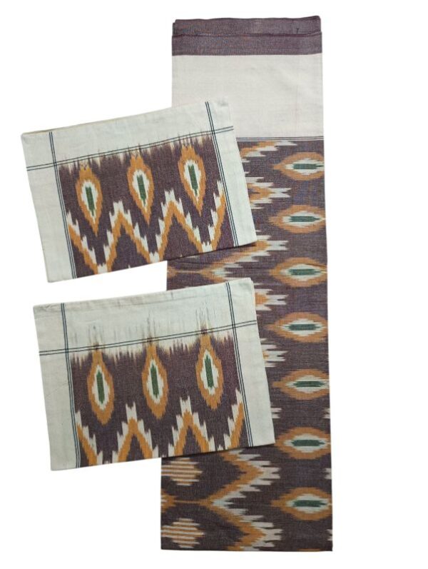 Pochampally Ikkat BedSheets, pochampally bedspreads with pillow covers, Ikkat Bedsheets, Ikkat Bedsheet Manufacturer, Ikkat bedsheets wholesale, Handloom bedsheets