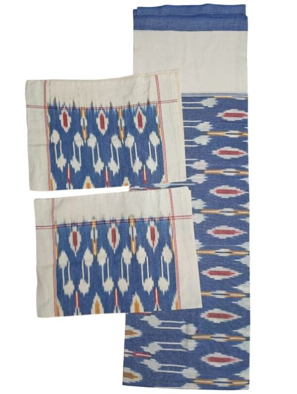 Pochampally Ikkat BedSheets, pochampally bedspreads with pillow covers, Ikkat Bedsheets, Ikkat Bedsheet Manufacturer, Ikkat bedsheets wholesale, Handloom bedsheets