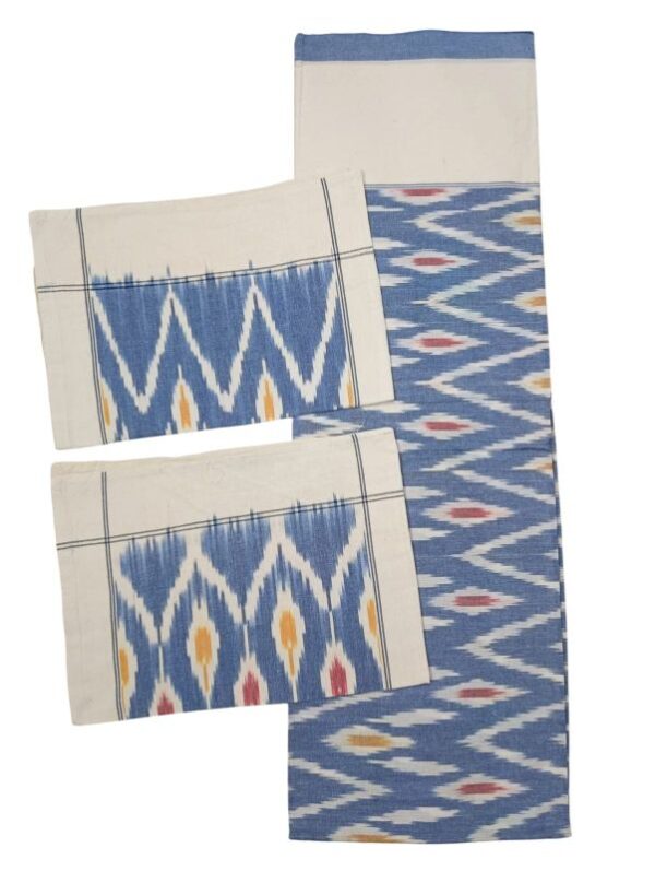 Pochampally Ikkat BedSheets, pochampally bedspreads with pillow covers, Ikkat Bedsheets, Ikkat Bedsheet Manufacturer, Ikkat bedsheets wholesale, Handloom bedsheets