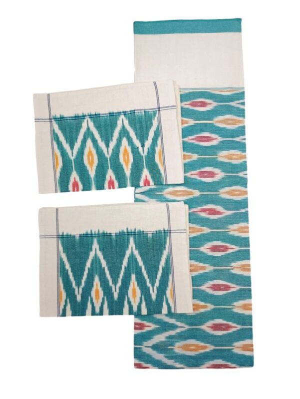 Pochampally Ikkat BedSheets, pochampally bedspreads with pillow covers, Ikkat Bedsheets, Ikkat Bedsheet Manufacturer, Ikkat bedsheets wholesale, Handloom bedsheets