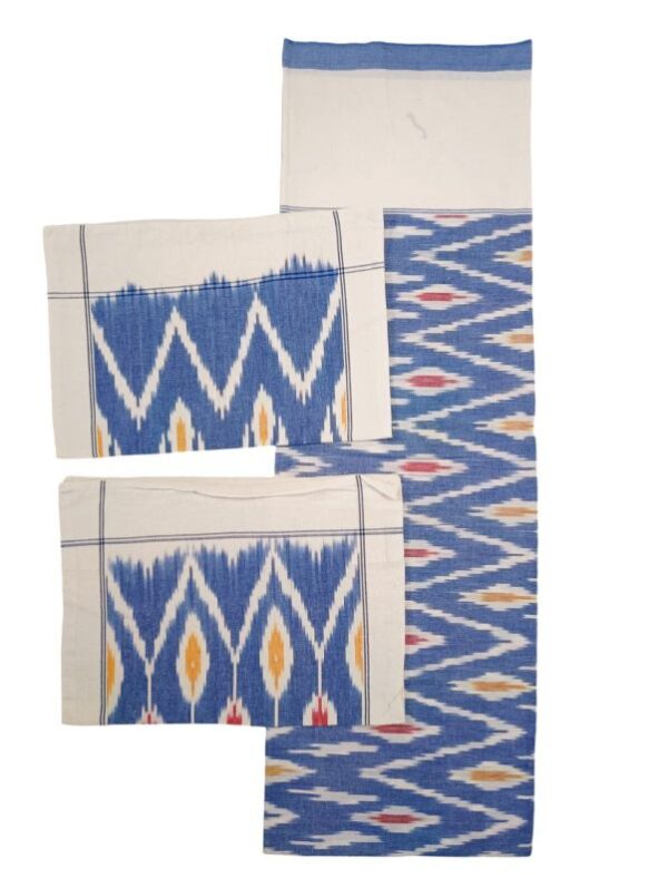 Pochampally Ikkat BedSheets, pochampally bedspreads with pillow covers, Ikkat Bedsheets, Ikkat Bedsheet Manufacturer, Ikkat bedsheets wholesale, Handloom bedsheets