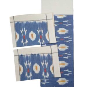 Ikkat Double Cot Bedsheets
