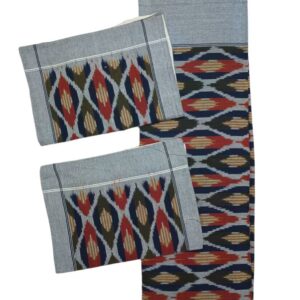 Pochampally Ikkat BedSheets, pochampally bedspreads with pillow covers, Ikkat Bedsheets, Ikkat Bedsheet Manufacturer, Ikkat bedsheets wholesale, Handloom bedsheets