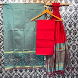 Pochampally Ikkat Silk Mix Suits, Pochampally Ikat Silk Mix Suits, Pochampally Silk Mix Dress Material, Pochampally Silk Mix Suit Material, Ikat Silk Mix Dress Material, Ikat Silk Mix Suits, Handloom Silk Mix Suit Material, Handwoven Silk Mix Dress Material, Pochampally Silk Blend Suit, Silk Cotton Ikat Suit Material, Silk Mix Cotton Dress Material, Authentic Pochampally Silk Mix Suits, Telangana Handloom Suit Material, GI Tagged Pochampally Dress Material, Traditional Ikat Silk Suit