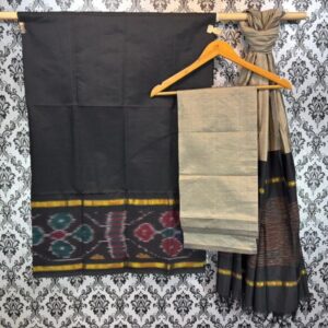 Pochampally Ikkat Silk Mix Unstitched Ethnic Dress Materials -CKSMDM00024