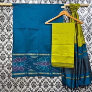 Pochampally Ikkat Silk Mix Unstitched Ethnic Dress Materials -CKSMDM00030