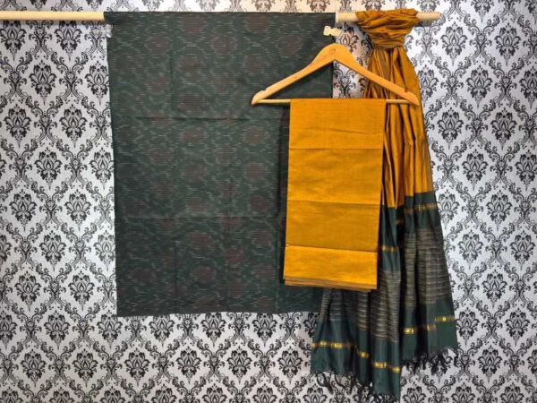 Pochampally silk mix dress materials wholesale price, Pochampally Ikkat Silk Dress materials, Ikkat Pattu dress materials