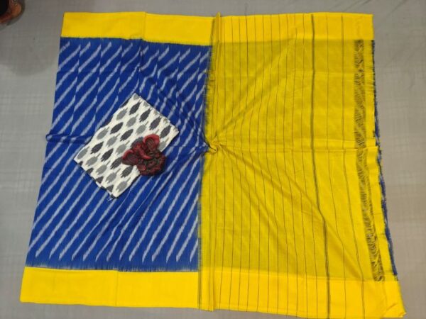 Pochampally Double Ikkat Mercerized Cotton Sarees -PRSM29001