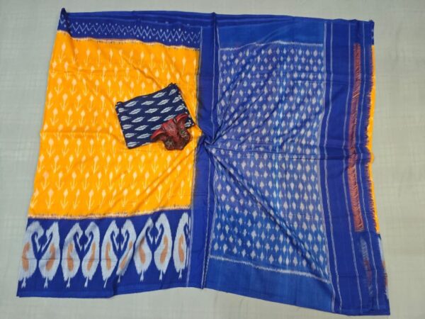 Pochampally Double Ikkat Mercerized Cotton Sarees -PRSM29011