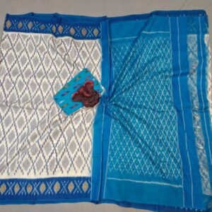 Pochampally Double Ikkat Mercerized Cotton Sarees -PRSM29012
