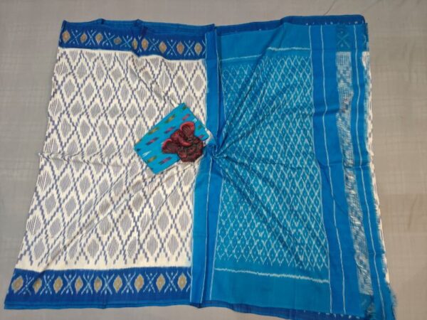 Pochampally Double Ikkat Mercerized Cotton Sarees -PRSM29012