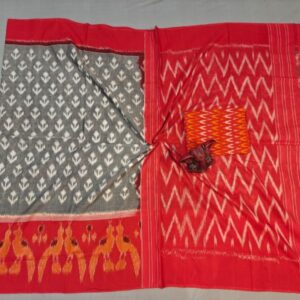 Pochampally Double Ikkat Mercerized Cotton Sarees -PRSM29013