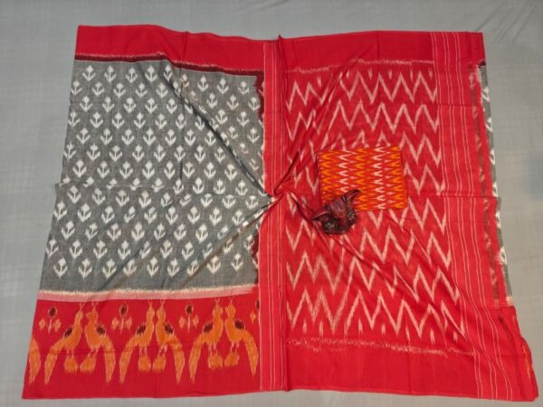 Pochampally Double Ikkat Mercerized Cotton Sarees -PRSM29013