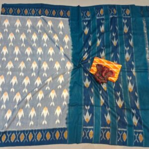 Pochampally Double Ikkat Mercerized Cotton Sarees -PRSM29014