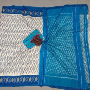 Pochampally Double Ikkat Mercerized Cotton Sarees -PRSM29015