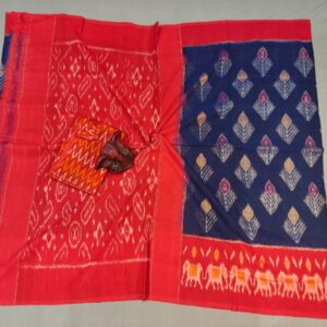 Pochampally Double Ikkat Mercerized Cotton Sarees -PRSM29017