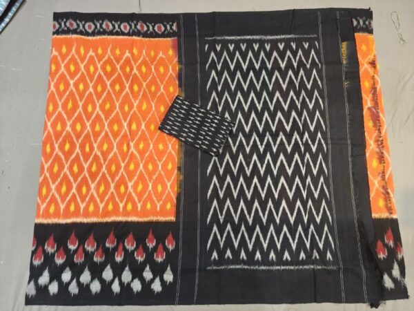 Pochampally Double Ikkat Mercerized Cotton Sarees -PRSM29019