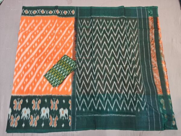 Pochampally Double Ikkat Mercerized Cotton Sarees -PRSM29020
