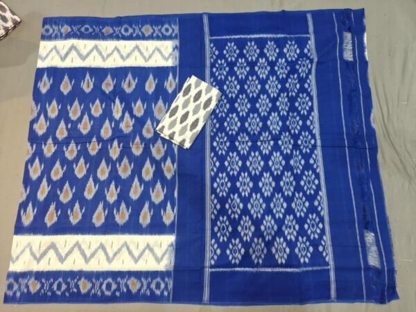 Pochampally Double Ikkat Mercerized Cotton Sarees -PRSM29021
