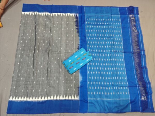 Pochampally Double Ikkat Mercerized Cotton Sarees -PRSM29026