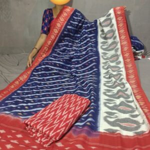Pochampally Double Ikkat Mercerized Cotton Sarees -PRSM29028