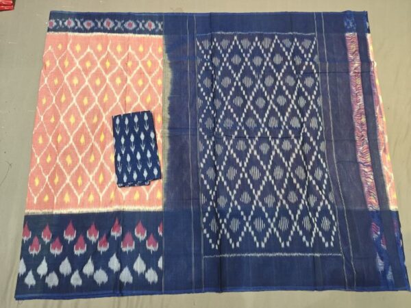 Pochampally Double Ikkat Mercerized Cotton Sarees -PRSM29029