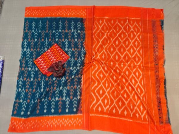 Pochampally Double Ikkat Mercerized Cotton Sarees -PRSM29003