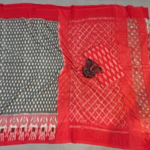 Pochampally Double Ikkat Mercerized Cotton Sarees -PRSM29003