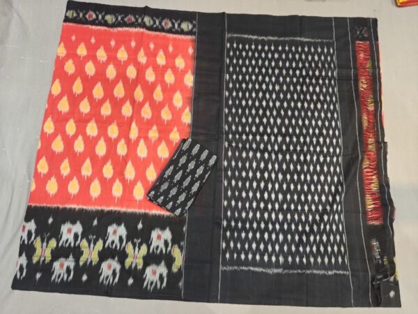 Pochampally Double Ikkat Mercerized Cotton Sarees -PRSM29031