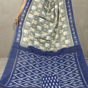 Pochampally Double Ikkat Mercerized Cotton Sarees -PRSM29033