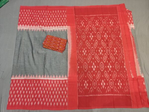 Pochampally Double Ikkat Mercerized Cotton Sarees -PRSM29036