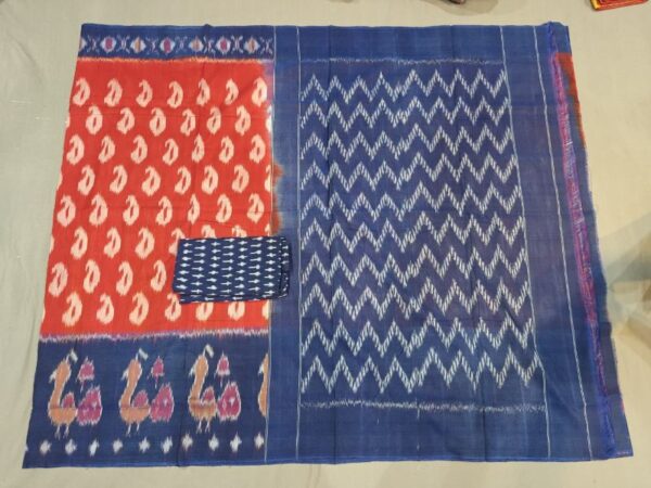 Pochampally Double Ikkat Mercerized Cotton Sarees -PRSM29038