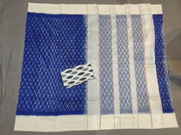 Pochampally Double Ikkat Mercerized Cotton Sarees -PRSM29039