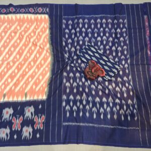 Pochampally Double Ikkat Mercerized Cotton Sarees -PRSM29004