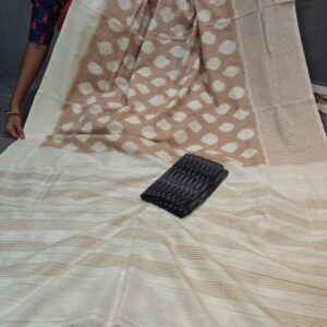 Pochampally Double Ikkat Mercerized Cotton Sarees -PRSM29041