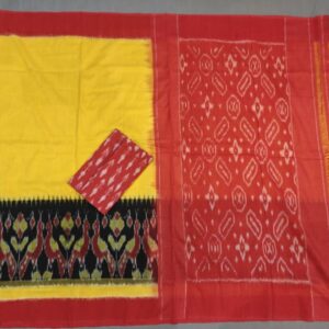 Pochampally Double Ikkat Mercerized Cotton Sarees -PRSM29042