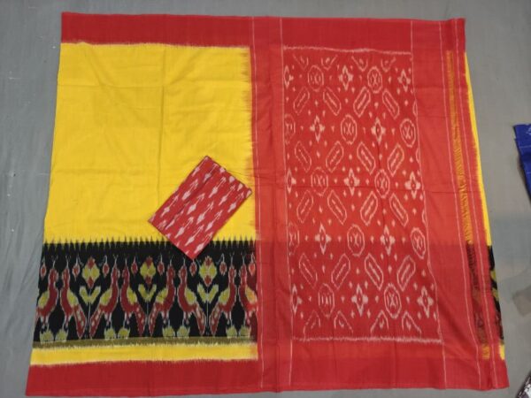 Pochampally Double Ikkat Mercerized Cotton Sarees -PRSM29042