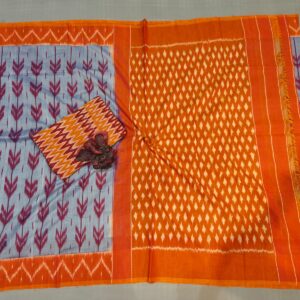 Pochampally Double Ikkat Mercerized Cotton Sarees -PRSM29042