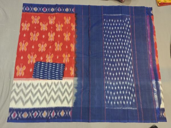 Pochampally Double Ikkat Mercerized Cotton Sarees -PRSM29043