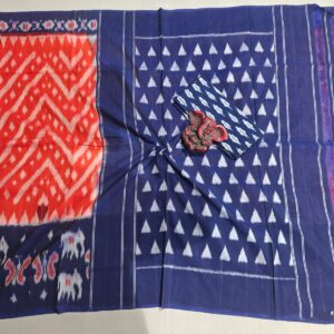 Pochampally Double Ikkat Mercerized Cotton Sarees -PRSM29043