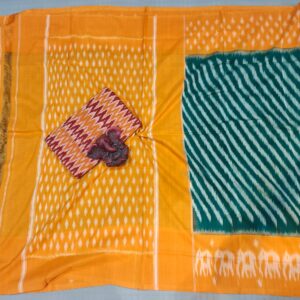 Pochampally Double Ikkat Mercerized Cotton Sarees -PRSM29049