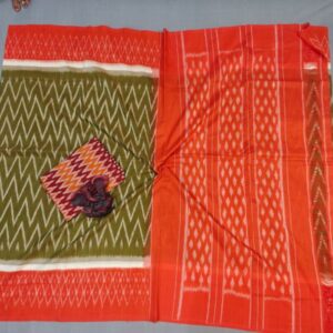 Pochampally Double Ikkat Mercerized Cotton Sarees -PRSM29051