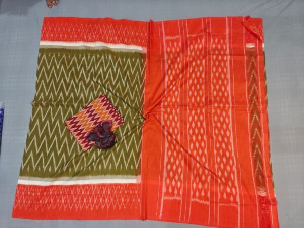 Pochampally Double Ikkat Mercerized Cotton Sarees -PRSM29051
