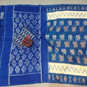 Pochampally Double Ikkat Mercerized Cotton Sarees -PRSM29051