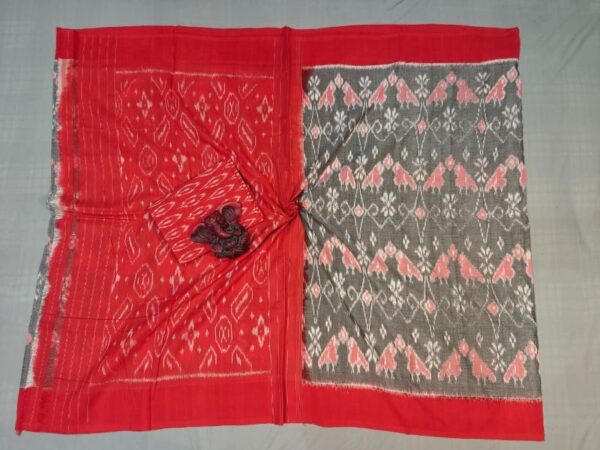 Pochampally Double Ikkat Mercerized Cotton Sarees -PRSM29052