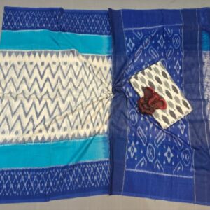 Pochampally Double Ikkat Mercerized Cotton Sarees -PRSM29053