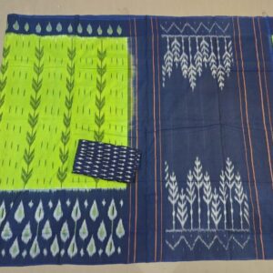 Pochampally Double Ikkat Mercerized Cotton Sarees -PRSM29054