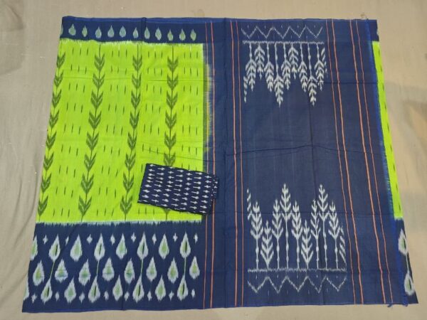 Pochampally Double Ikkat Mercerized Cotton Sarees -PRSM29054